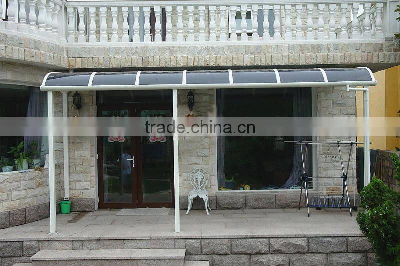 European style outrigger system aluminium rain awning