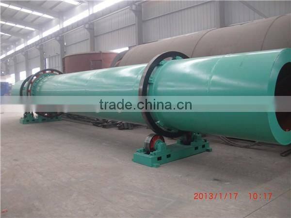 2.8 meter diameter gypsum rotary dryer with large capacity drying 10 ton per hour