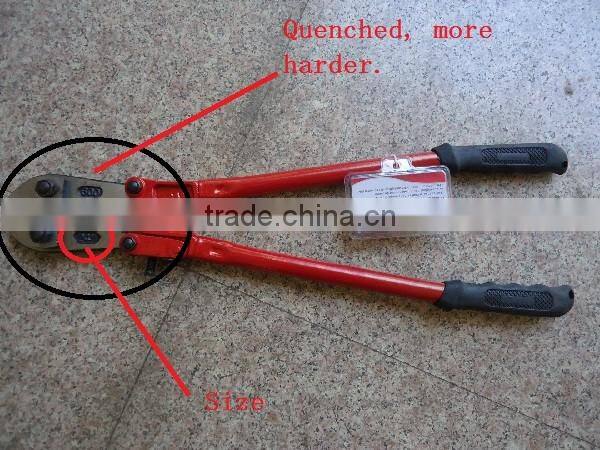 36" red painted Heavy Duty Drop Forged Cr-Mo hydraulic Bolt Cutter for chains