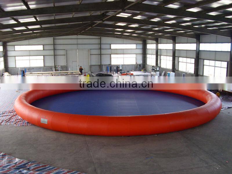 2013 CE certificate PVC tarpaulin giant inflatable folding pool
