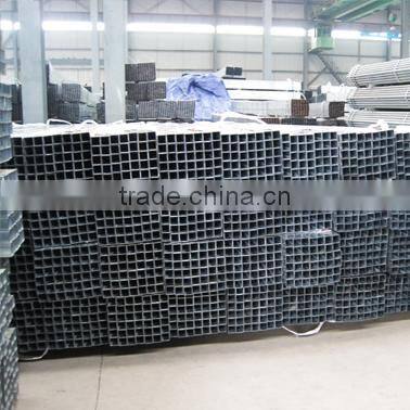 50/50/1.2mm erw steel Pre galvanized gi square pipe