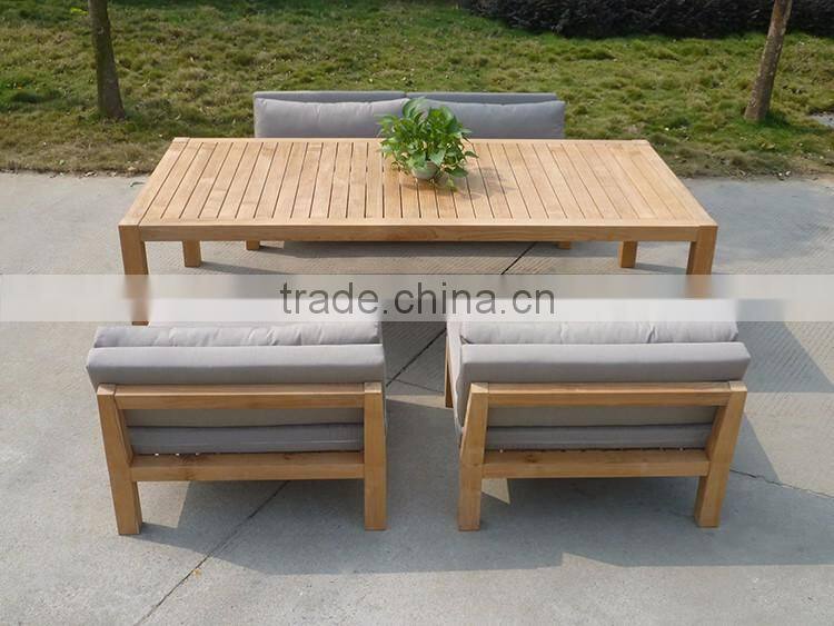 Outdoor Furniture Wood Coffee Table Set