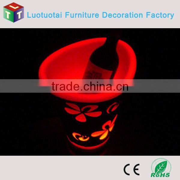 Remote control led ice bucket for beer promotional project