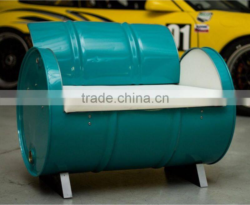 2017 Sigma Drum Works Furniture blue color low wide bench seat sofas