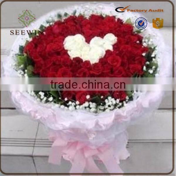 hot sale green small online decorative cut felt satin ribbon