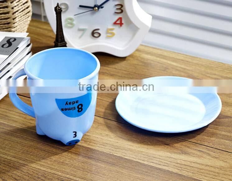 Pig Animal Cups&Saucer