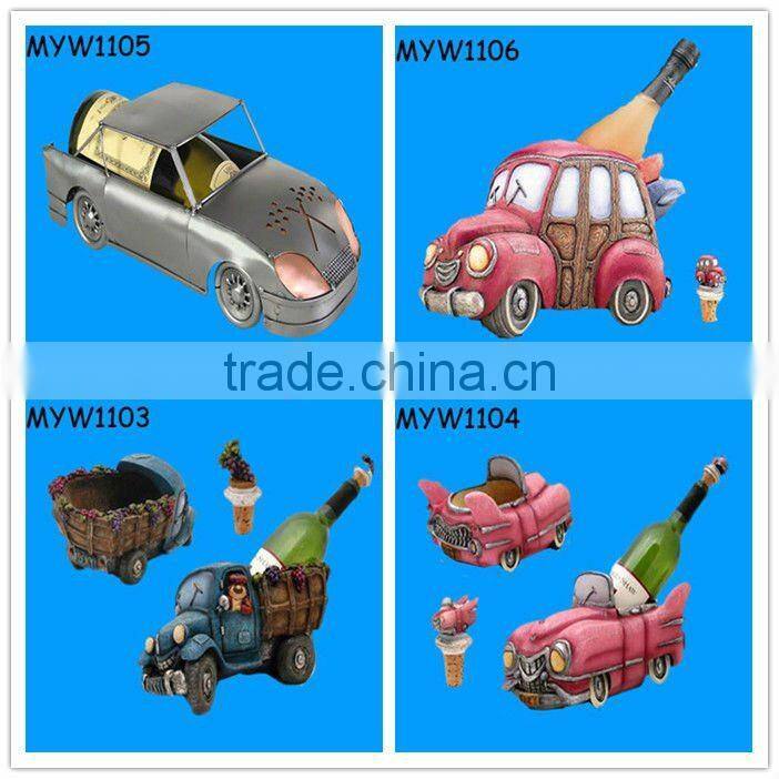 2012 pink handmade set car design resin funny new bottle holders