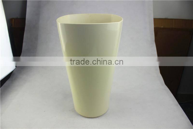 Home garden decorative cream elliptic type pots vases planters HP P02 15