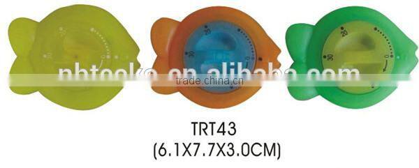 Plastic fish shape switch kitchen timer/mechanical timer