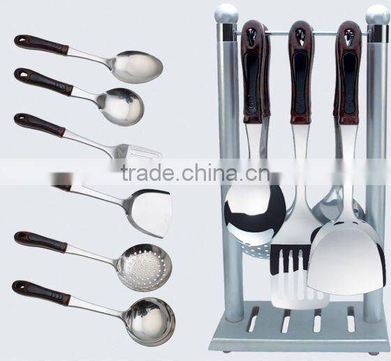 7 pieces Stainless Steel bakelite handle kitchen tools