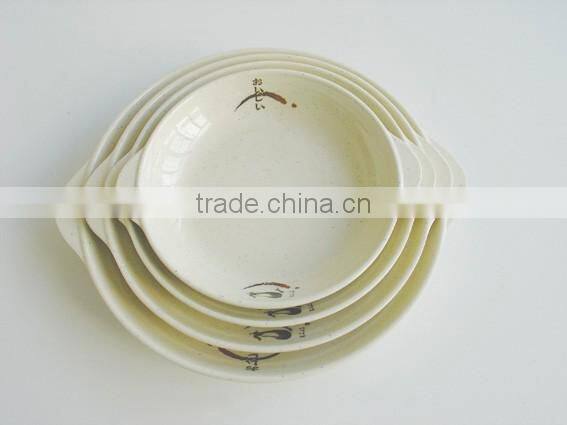 high quality of 100% melamine tray for food with SGS certificate