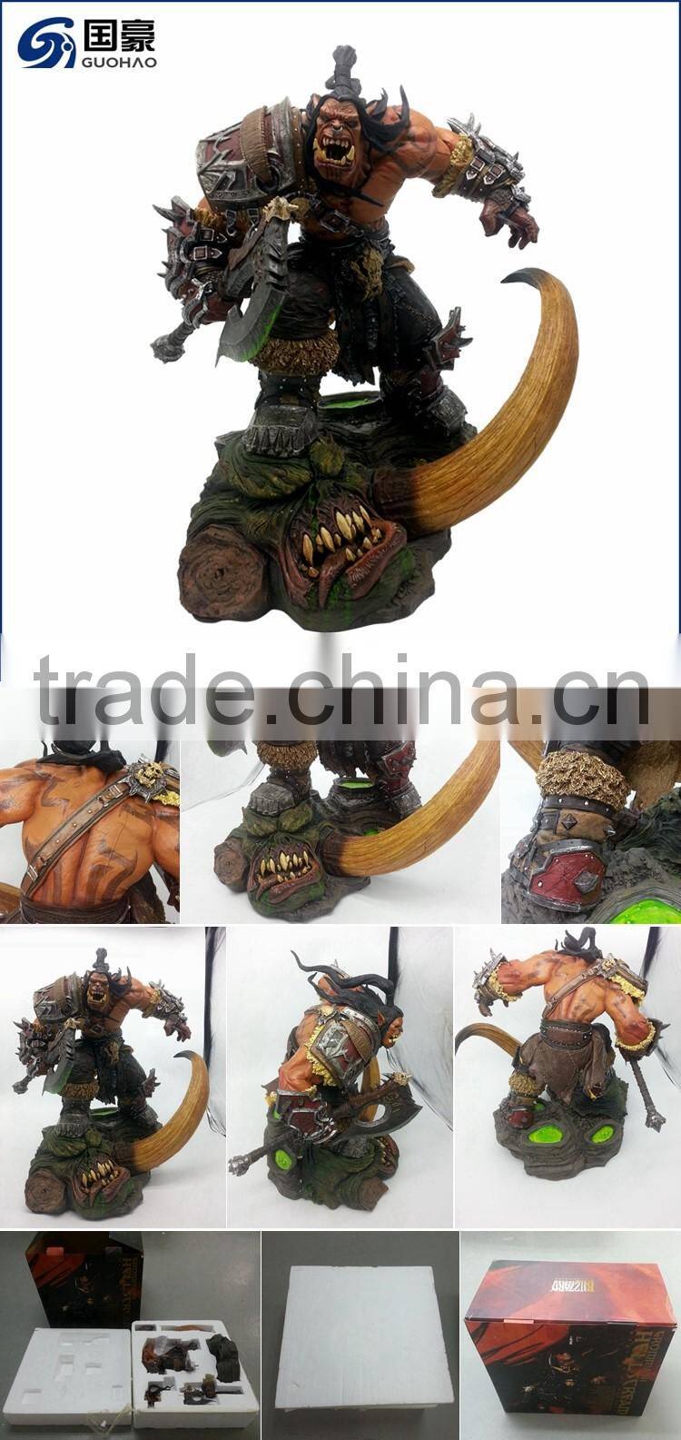 World of Warcraft Hellscream statue WOW Anime Action Figures