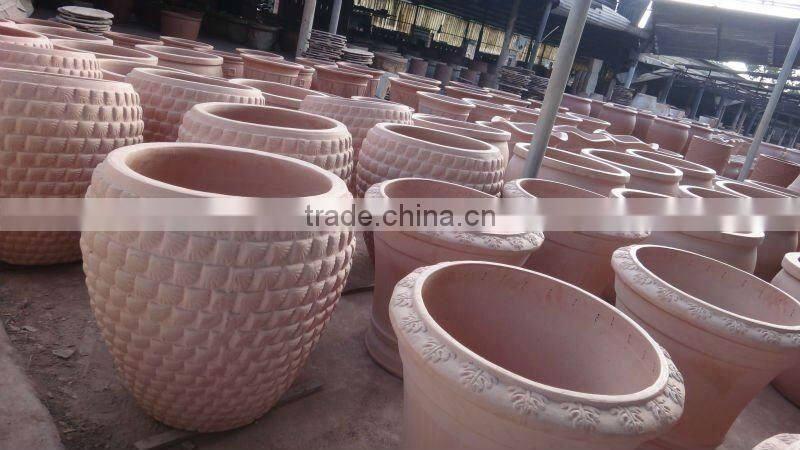 Big Old stone flower pots