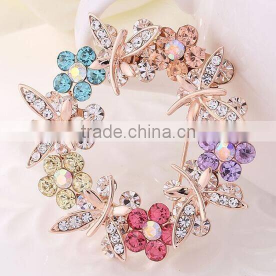 high quality Fancy Rhinestone Pins Brooches for woman /Hijab Pins Scarf Pins Female Pashmina Brooches