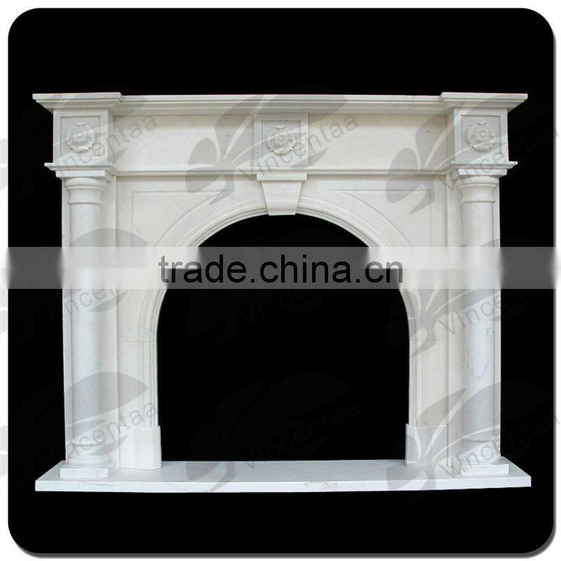 Professional Green Marble Fireplace made in China