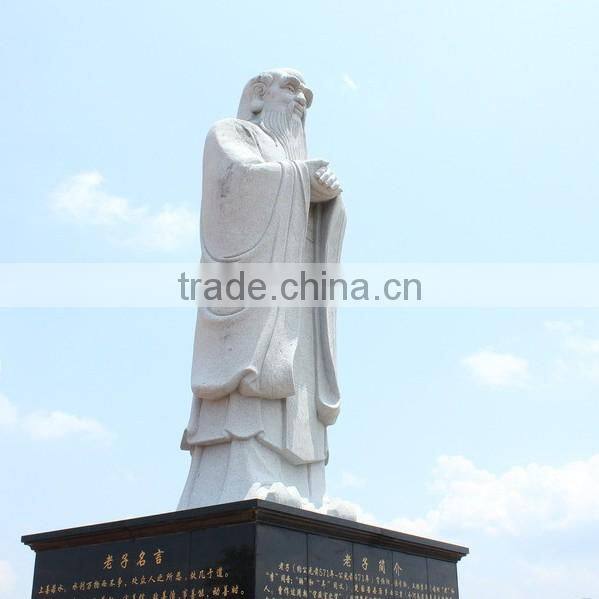 outdoor decoration high quality chinese stone garden statue fo lao zi