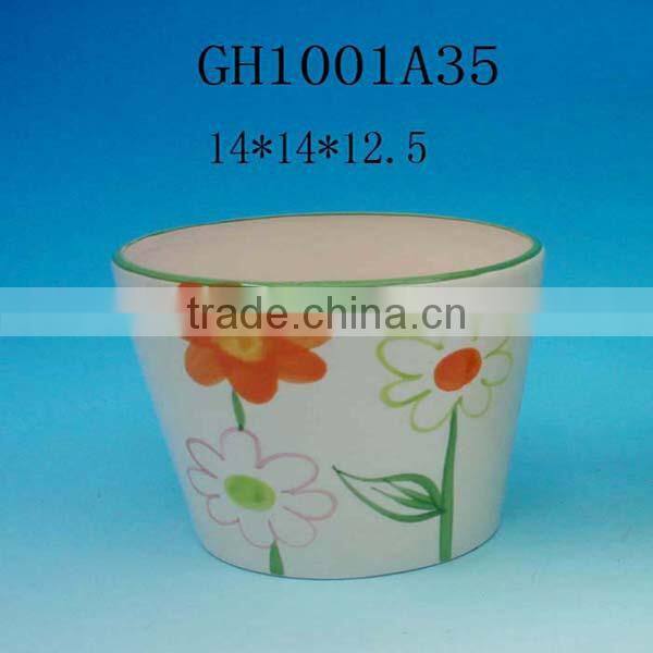 Factory price clay craft flower pots wholesale