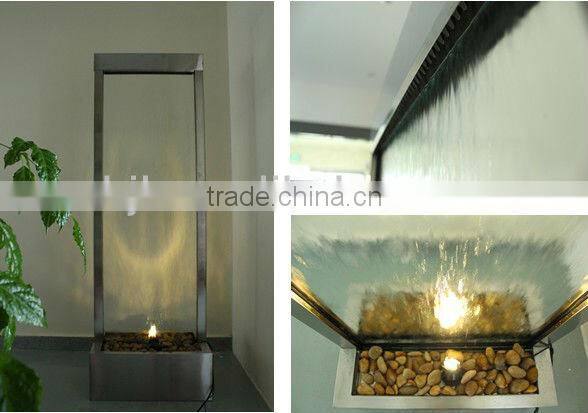 room divider indoor copper waterfall