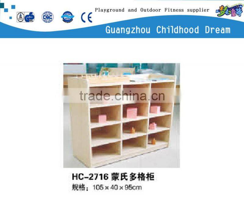 (HC-2716) High quality wooden storage children cabinet kids cupboard