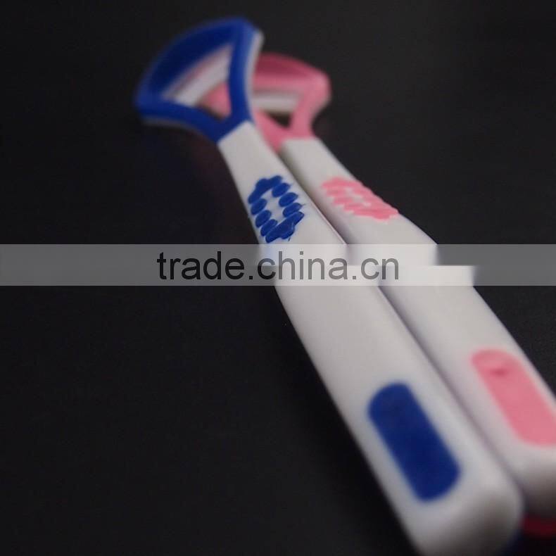 China New Style Tongue Scraper Tongue Cleaner Dental Care Products