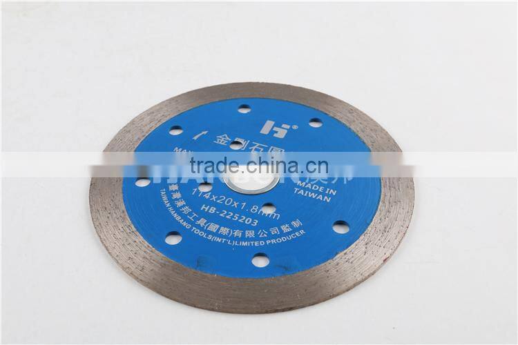 Continuous Diamond Saw Blades for Cutting Granite, Marble, Limestone, Concrete