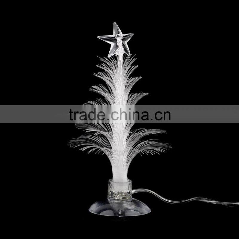 USB Changeable LED Color Tree Light Optical Fiber LED Christmas Tree Candie Lighti Cable Xmas Decoration Christmas Tree Ornament
