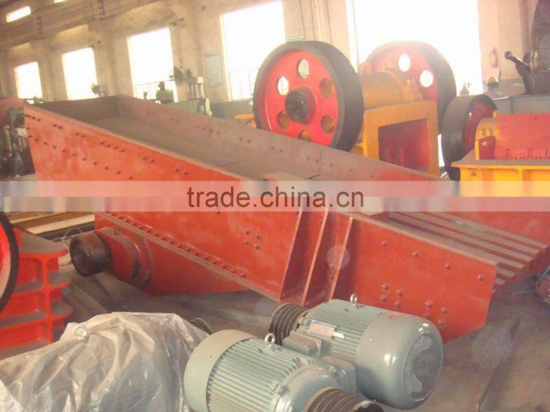 2015 High Performance Vibrating Grizzly Stone Feeder for Primary Stone Crasher