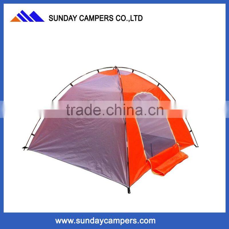 2017 190T polyester cotton fashion colorful pink camping tents
