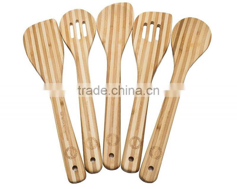 Customeizd Bamboo Utensil Kitchen Tool Sets/Bamboo cooking Tool