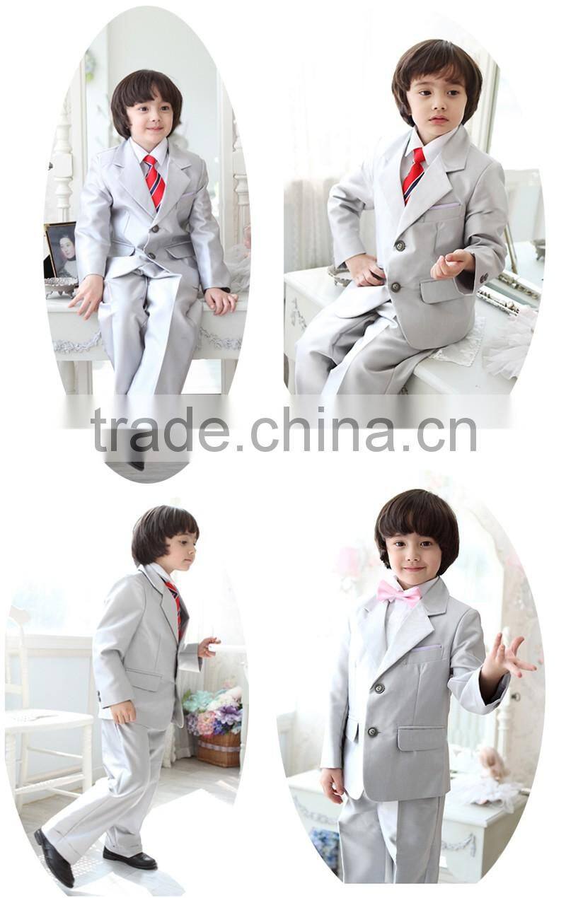 2016 Newest Autumn Flower Children Kids Groom Wedding Suit
