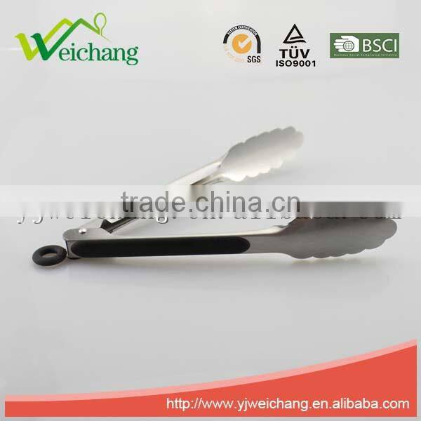 WCJ215 Premium Utility whole stainless steel Tongs kitchen utensils stainless steel food tong