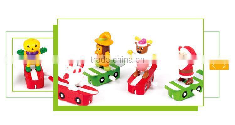 Latest small plastic kids play wind up toy mechanism