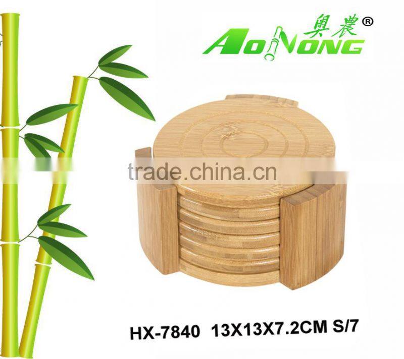 5 tiers bamboo display shelf