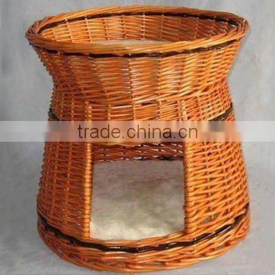 Cheap 100% Handmade Willow Pet Basket