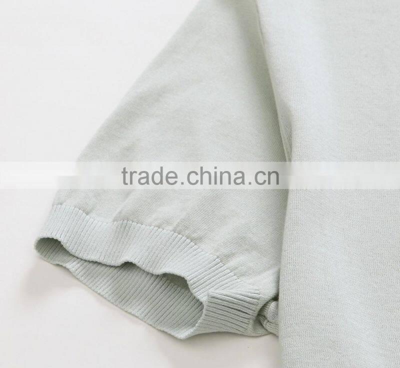 custom 100% fine cotton white plain t shirt