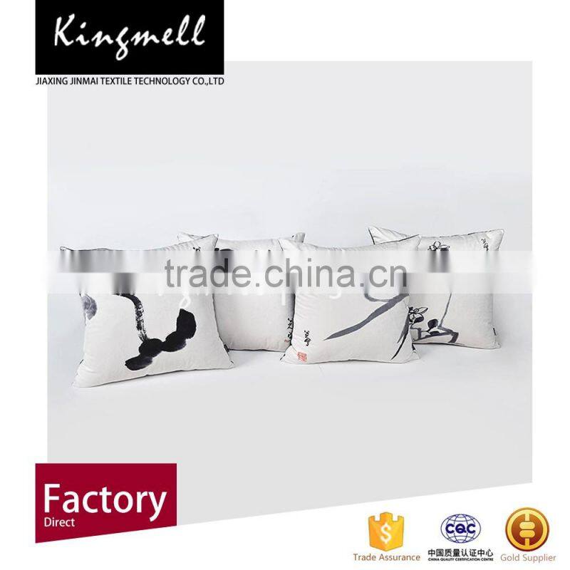 Custom printed pillow cases canvas printing linen pillow cases