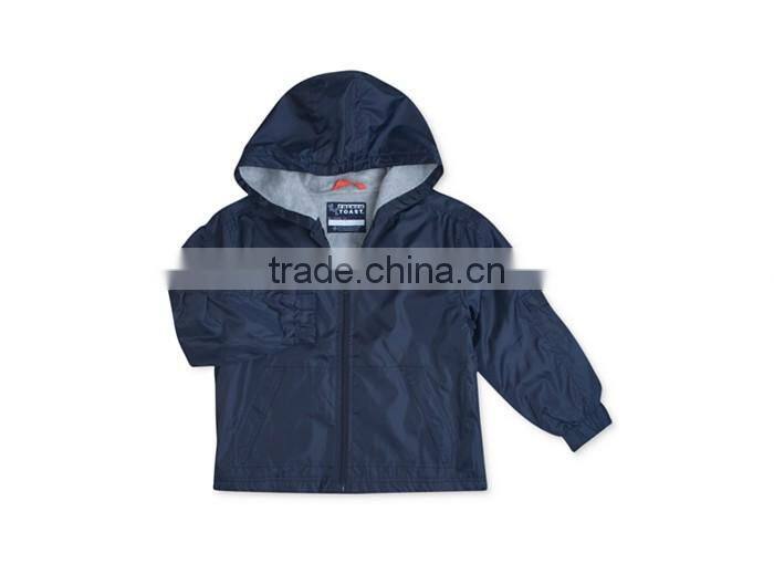 Boys' Uniform Regular Fit Transitional Hooded Jacket