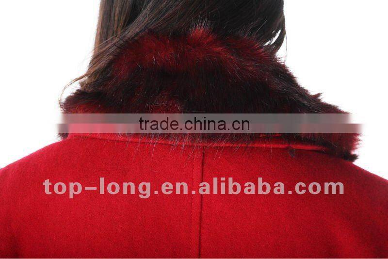 2012 women winter coat of clothing fashion textile stock
