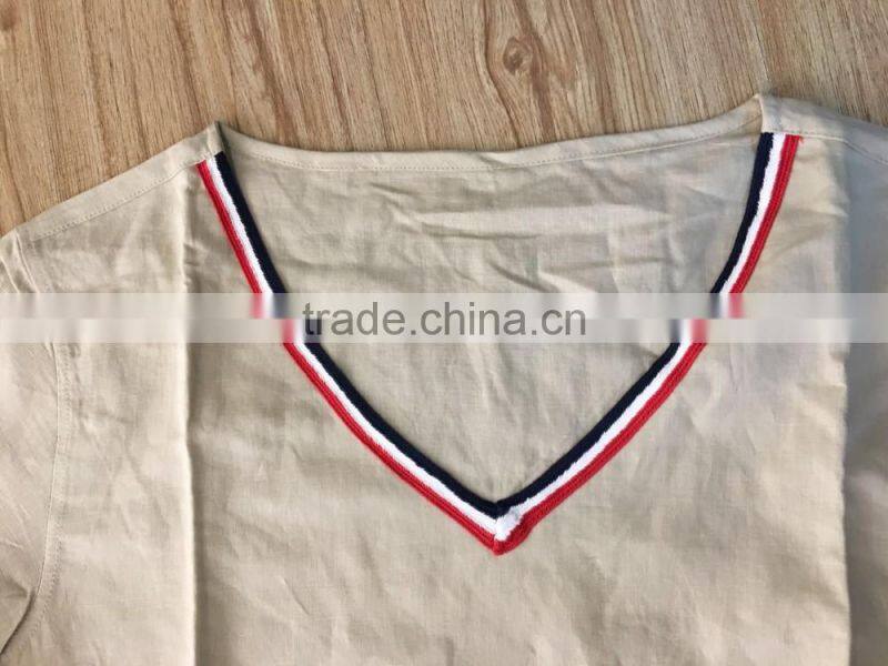 GZY v neck slim all-match t shirt wholesale china