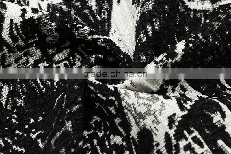 Animal design Rayon woven jacquard fabric