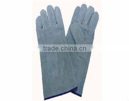 cow split leather welding safety glove/safety working glove
