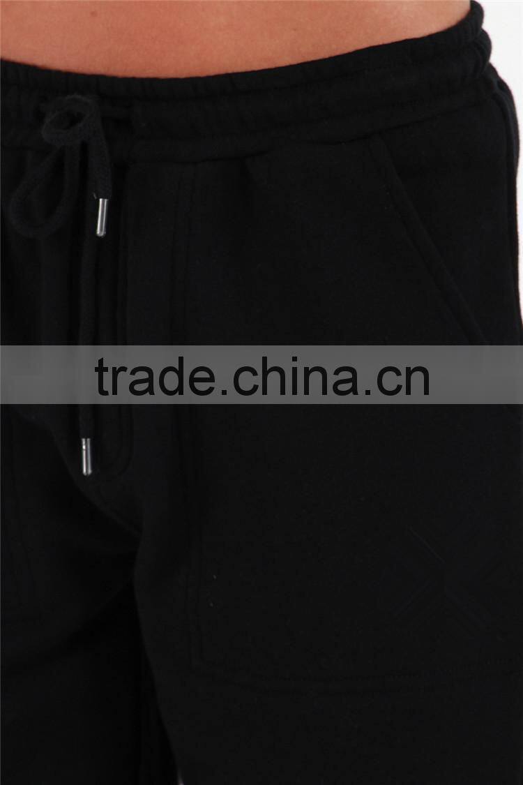 China suppliers black plain sweat pants ladies jogger trousers for women