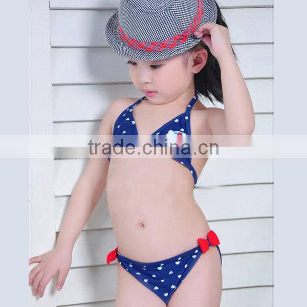 Shining summer design baby girl tankini swimwear