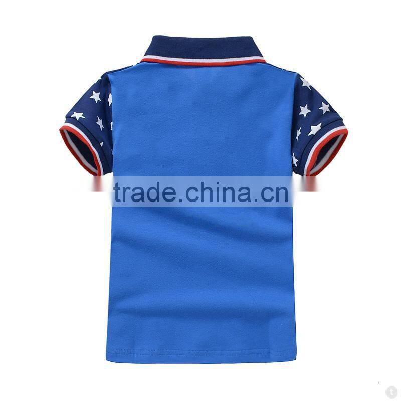 Cheap kids clothes baby t-shirt custom polo shirt with embroidery logo