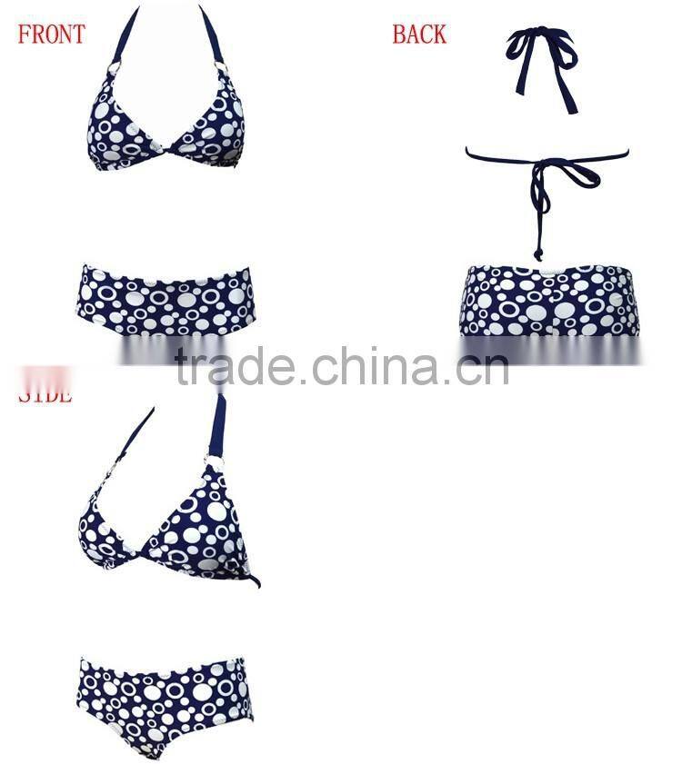 New Design Wholesale hot Sexy Fashion Pirnted Bandage bikini