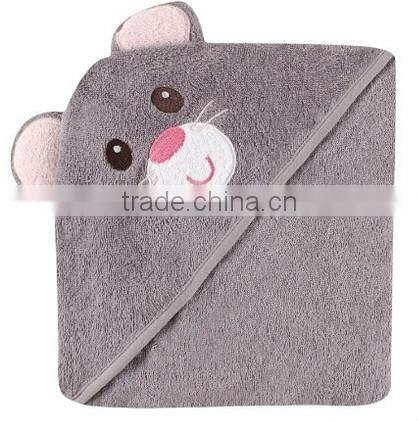 China supplier applique cotton terry pattern super soft fabric for baby blanket