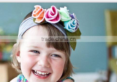 Sweet Children's Lace Chiffon Headband For Girls, Flower Fashion Lovely Headwear Accessories