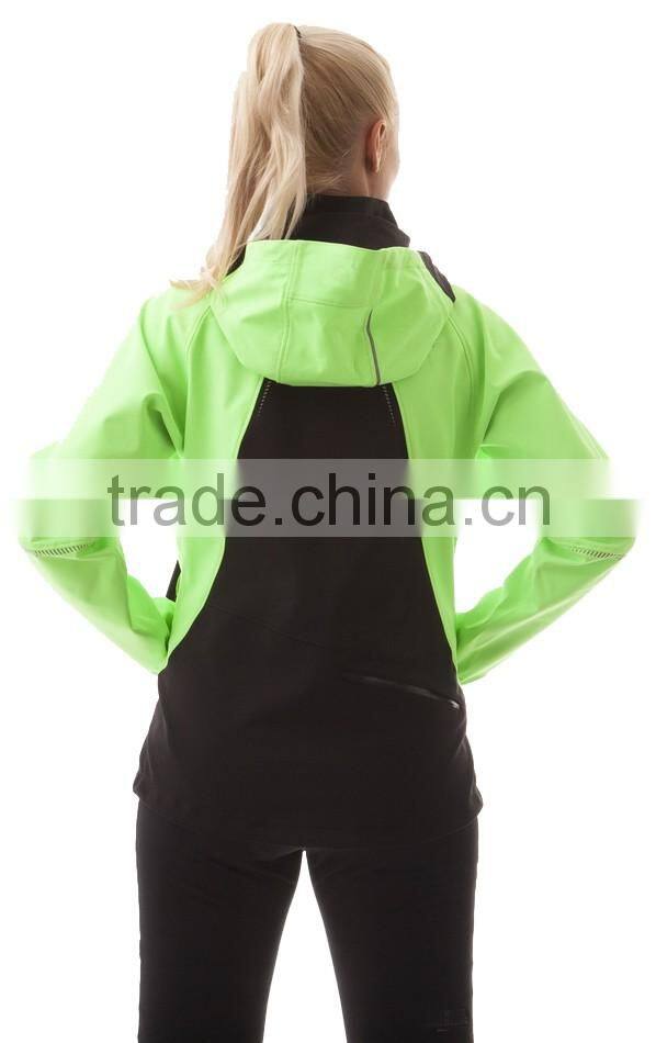 2016 high visibility membrane 3LL light women winter biker jacket