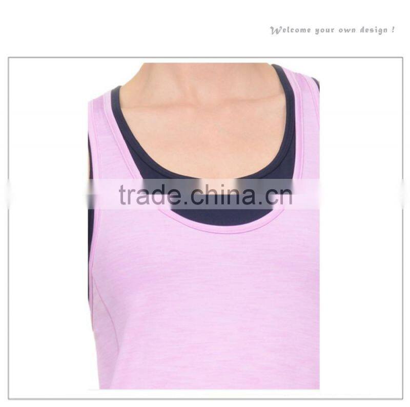 Custom High Quality Women Gym Stringer Workout Tank Top