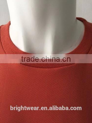 Mens short sleeve birdeye fabric chest pocket plain t-shirt